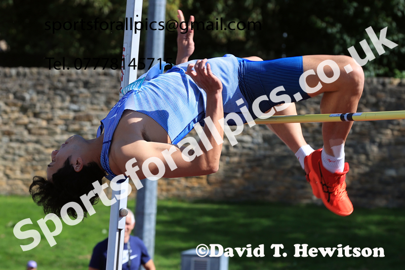Decathlon high jump, 2025 EAP International Combined Events, Hexham, Northumberland.  Photo: David T. Hewitson/Sports for All Pics
